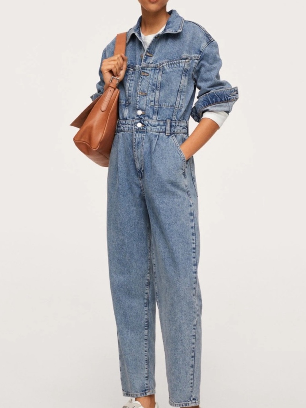 MNG denim / Mango | Denim Jumpsuit ~ Size S